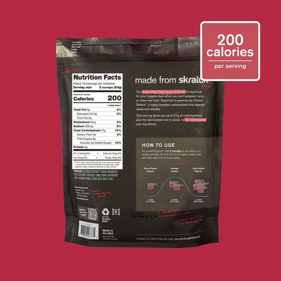 Compra Super High-Carb Sport Drink Mix – Raspberry – | Somos Lokal