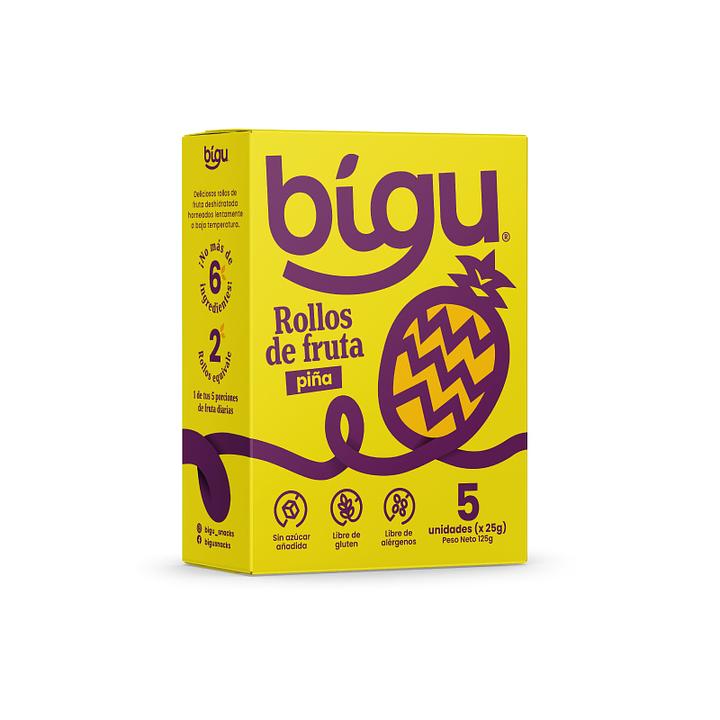 Compra Pack Rollo Piña 125g de Bigu Snacks al precios | Lokal